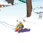 Smurfs Snowboard