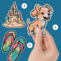 Sticker Book Puzzle