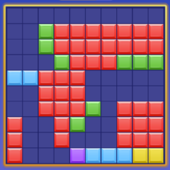 Block Color Puzzle Blast has a 10x10 grid