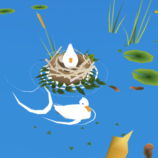 Help father duck find his ducklings on Ducklings.io!