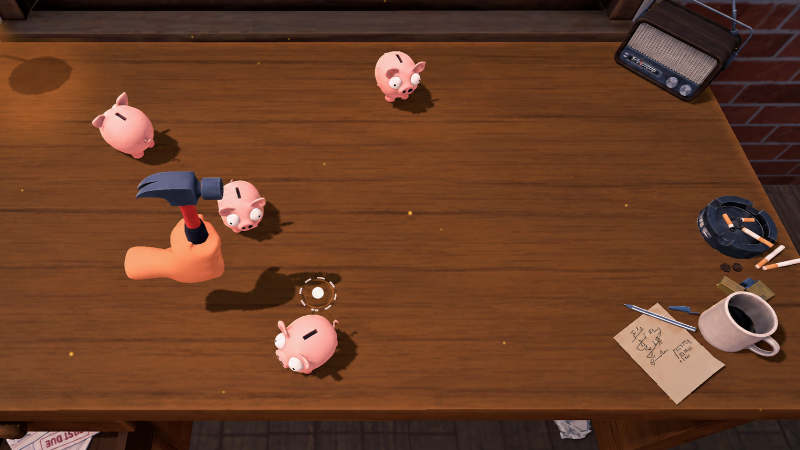 Try to smash all piggy banks