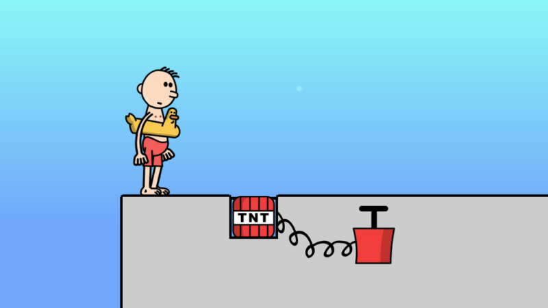 Help Poor Eddie to reach the finish line.