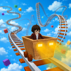Controlling your speed is key to winning in Rail In The Air.